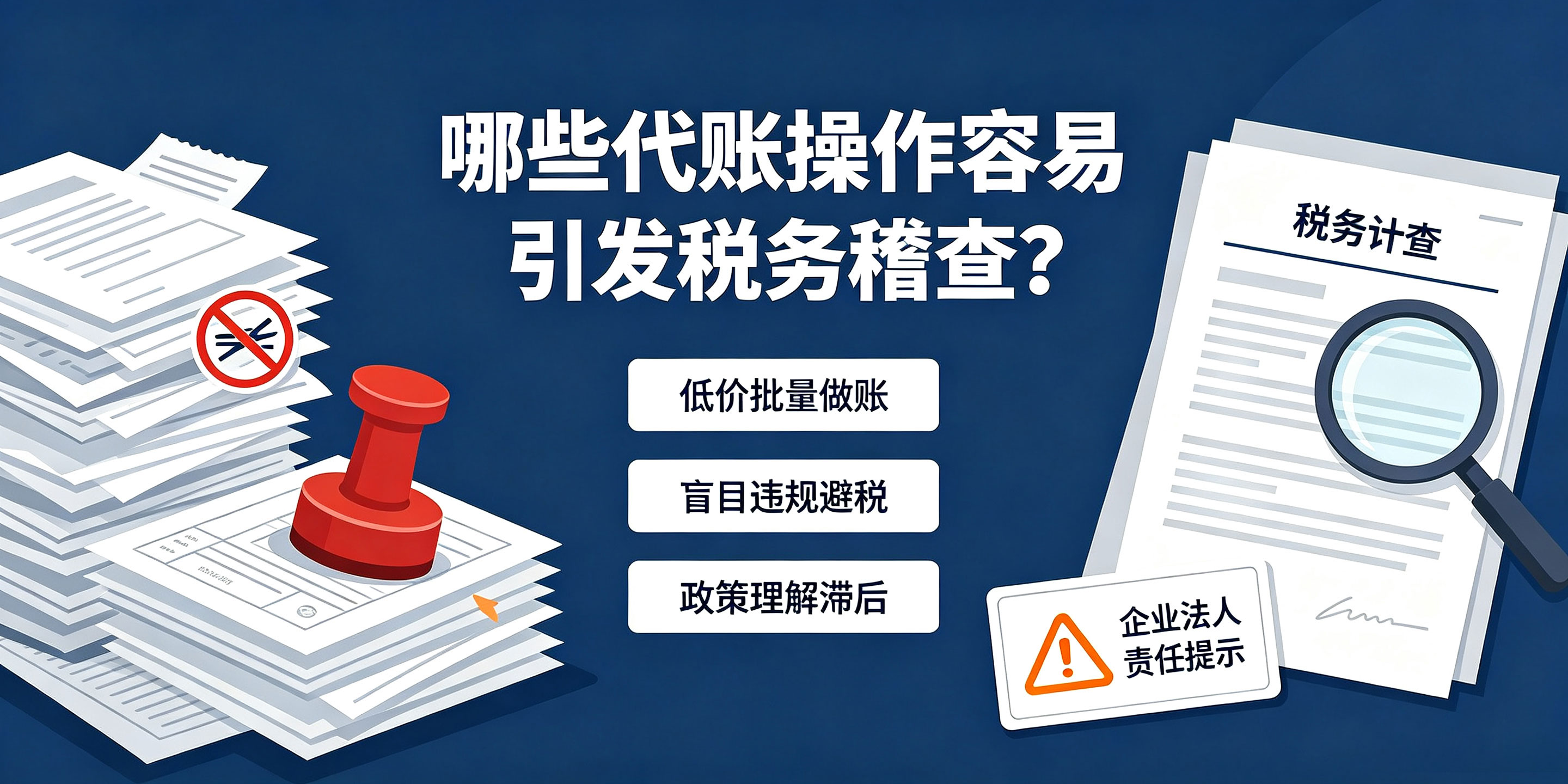 找代理记账靠谱吗？80%企业因代账不当被税务稽查是真的吗？(图2)