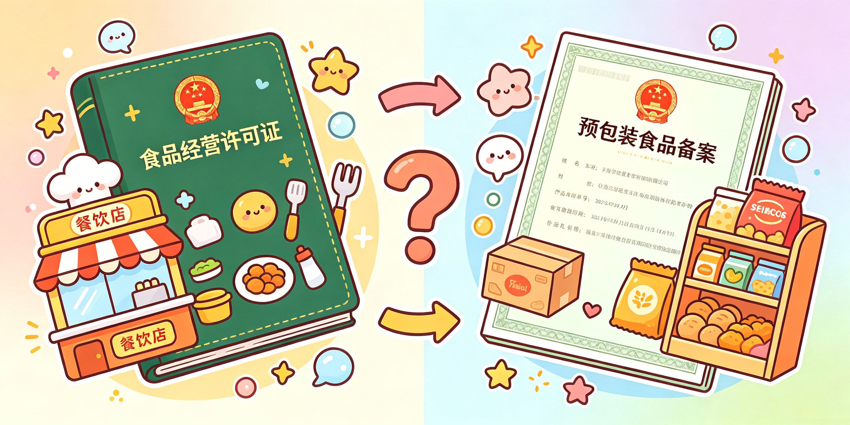 【企好运】圳开店必须办食品经营许可证吗?预包装食品需要备案吗?(图2) 【企好运】圳开店必须办食品经营许可证吗?预包装食品需要备案吗?(图2)