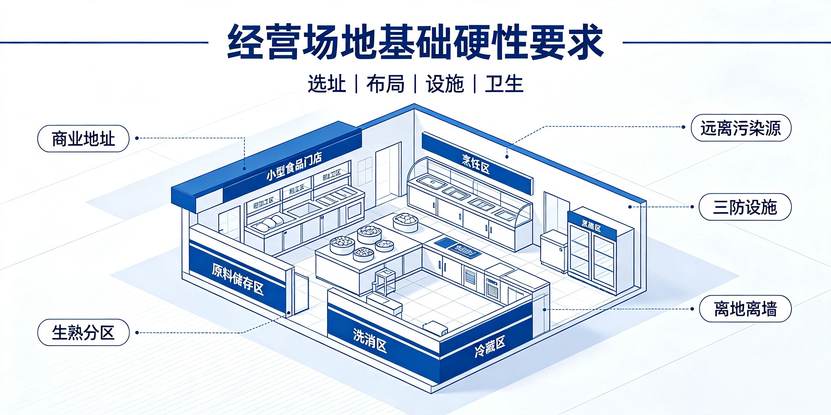 深圳办理食品经营许可证场地要求有哪些？不合规怎么整改？(图2)