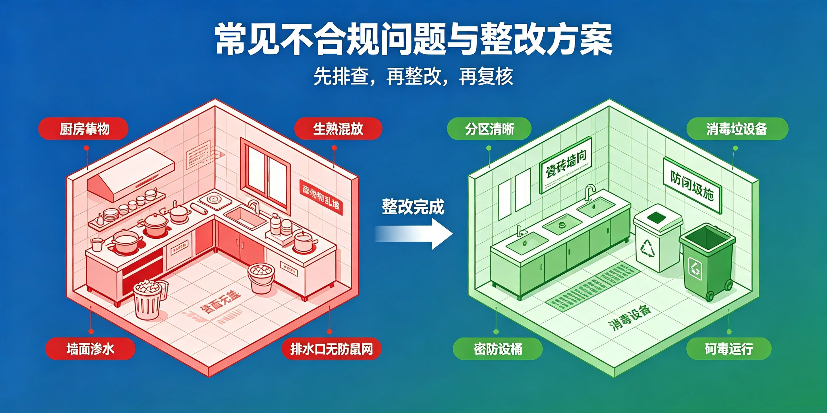 深圳办理食品经营许可证场地要求有哪些？不合规怎么整改？(图3)