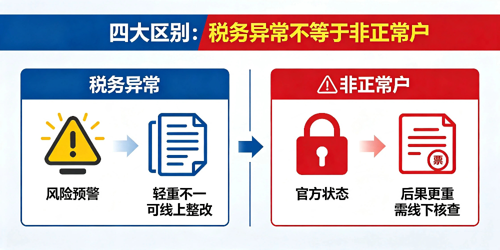【企好运】深圳税务非正常户和税务异常有区别吗？深圳企业老板务必分清(图3)