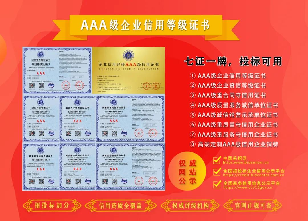【企好运创业知识】企业申请AAA信用等级认证,有哪些好处?(图3) 【企好运创业知识】企业申请AAA信用等级认证,有哪些好处?(图3)